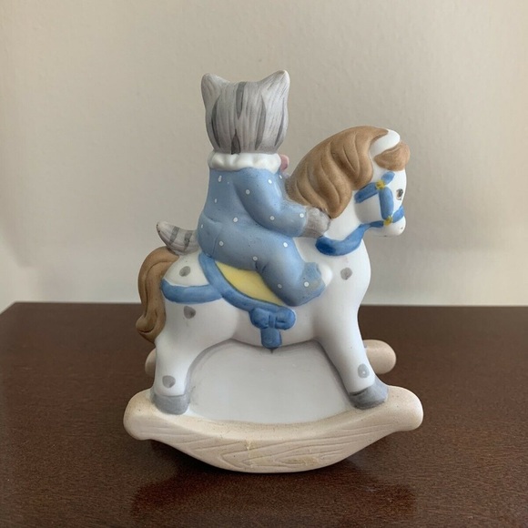 Kitty Cucumber on Rocking Horse - Picture 2 of 3